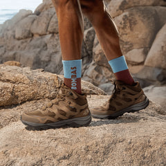 Men's Merino Wool Blend Hiking Calf Sock 6-Pack